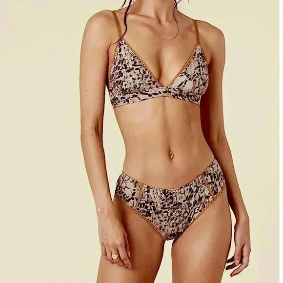 Spell & The Gypsy 1985 Honeycomb Bloomers New Abstract Animal Print - Picture 1 of 12